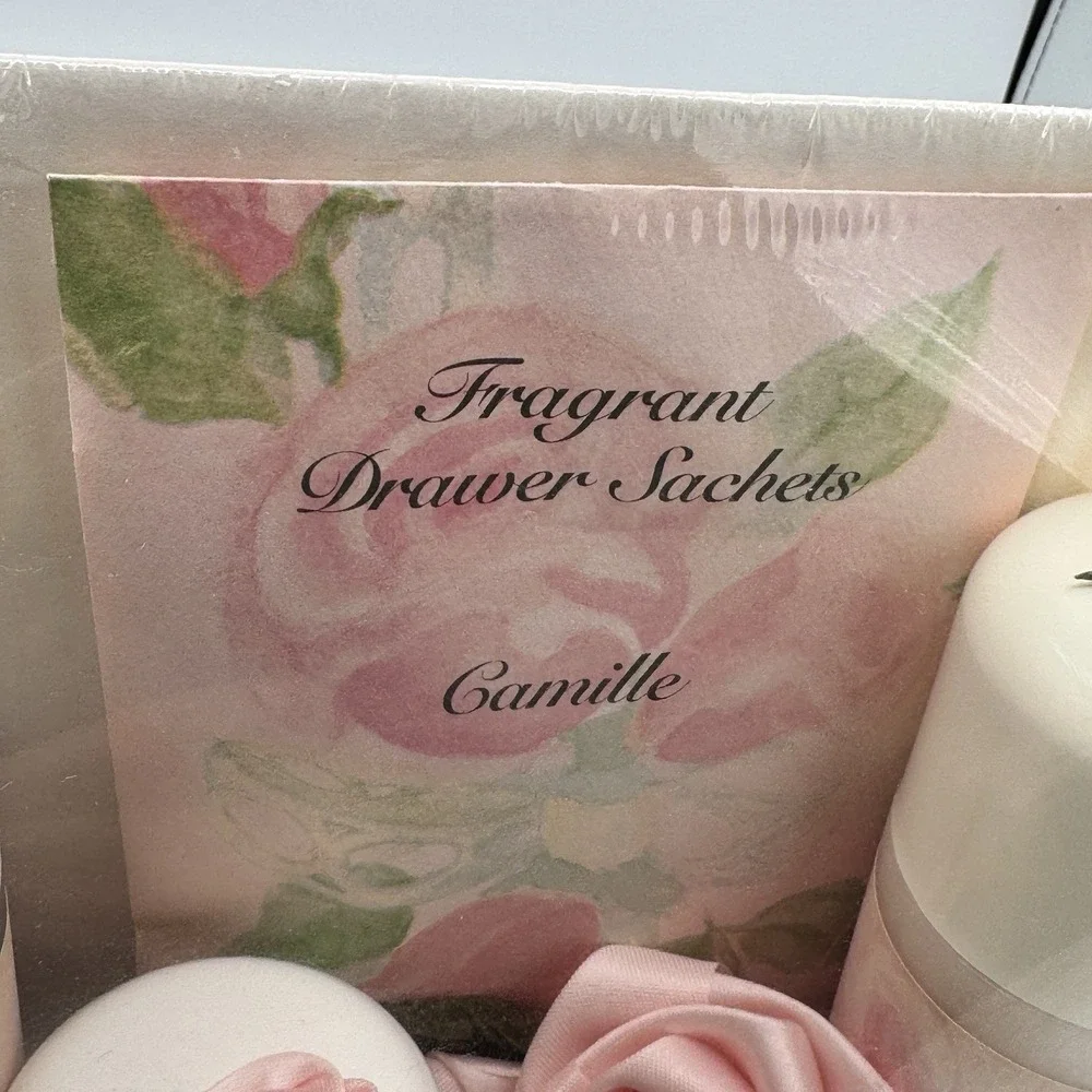 Vtg‎ Camille Beckman Bath Gift Set Bubble Bath Glycerin Hand Therapy Body Cream